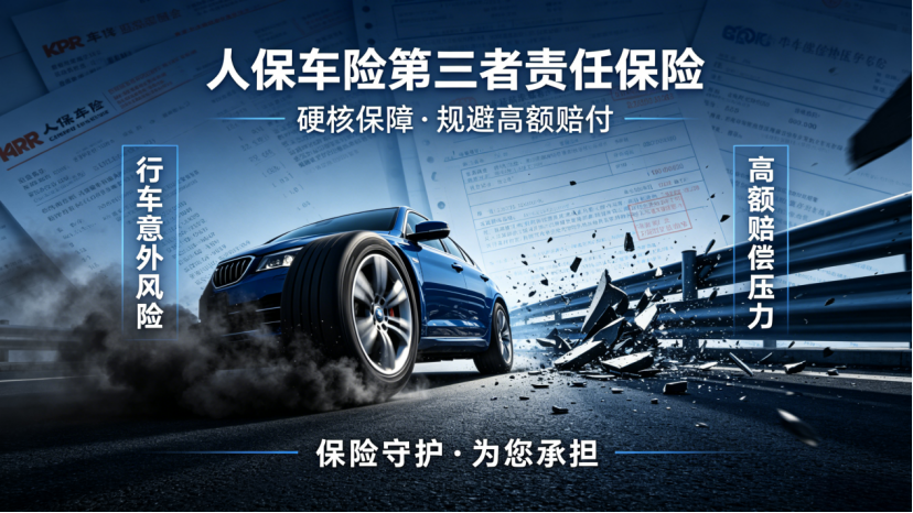 人保车险|硬核三者险，规避意外高额赔付