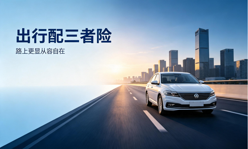人保车险|出行配三者险，路上更显从容自在